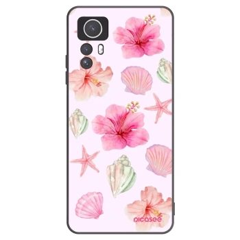 Picasee silikonowe czarne etui na Xiaomi Redmi Note 12S - Blush Lagoon