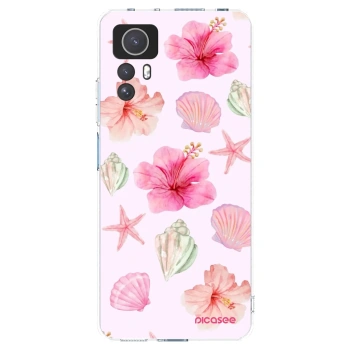 Picasee silikonowe przeźroczyste etui na Xiaomi Redmi Note 12S - Blush Lagoon