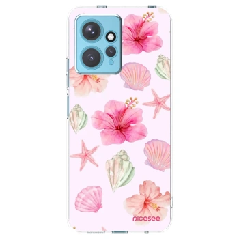 Picasee silikonowe przeźroczyste etui na Xiaomi Redmi Note 12 4G - Blush Lagoon