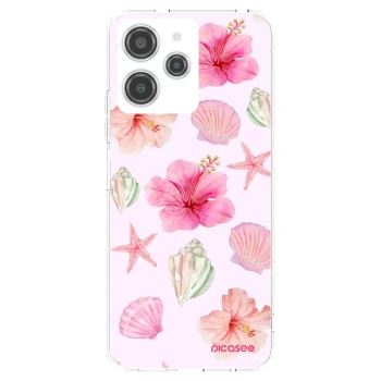 Picasee silikonowe przeźroczyste etui na Xiaomi Redmi 12 4G - Blush Lagoon