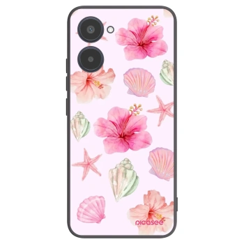 Picasee silikonowe czarne etui na Realme 10 4G - Blush Lagoon
