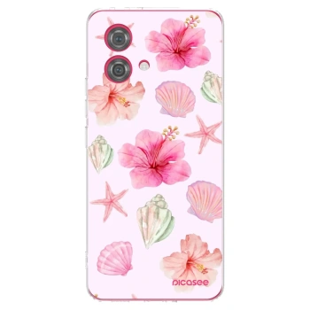 Picasee silikonowe przeźroczyste etui na Motorola Moto G84 5G - Blush Lagoon