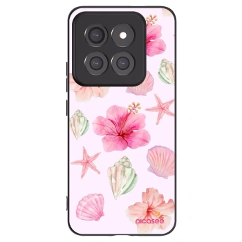Picasee silikonowe czarne etui na Xiaomi 14 Pro - Blush Lagoon