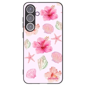 Picasee silikonowe czarne etui na Samsung Galaxy S24+ S926B 5G - Blush Lagoon