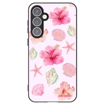 Picasee silikonowe czarne etui na Samsung Galaxy S23 FE S711B - Blush Lagoon