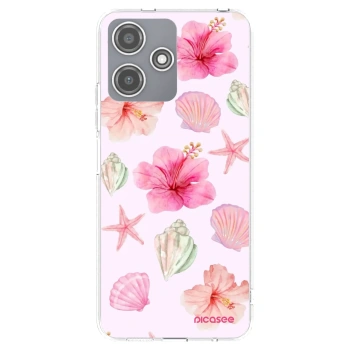 Picasee silikonowe przeźroczyste etui na Xiaomi Redmi 12 5G - Blush Lagoon