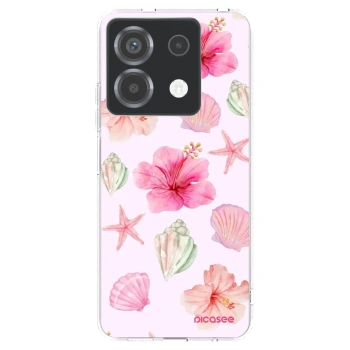 Picasee silikonowe przeźroczyste etui na Xiaomi Poco X6 - Blush Lagoon