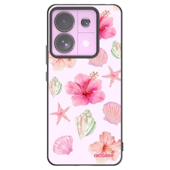 Picasee silikonowe czarne etui na Xiaomi Redmi Note 13 Pro 5G - Blush Lagoon