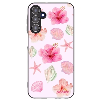 Picasee silikonowe czarne etui na Samsung Galaxy A15 A155F 4G - Blush Lagoon