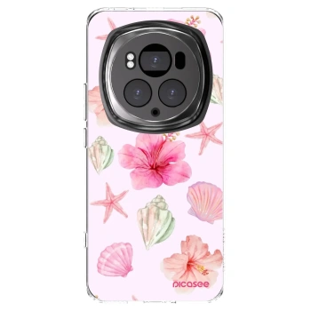 Picasee silikonowe przeźroczyste etui na Honor Magic6 Pro - Blush Lagoon