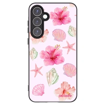 Picasee silikonowe czarne etui na Samsung Galaxy A55 5G A556B - Blush Lagoon