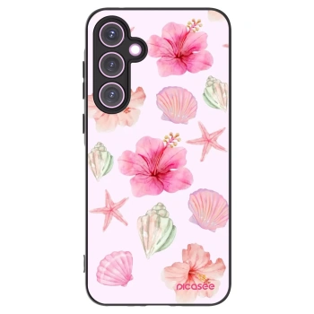 Picasee silikonowe czarne etui na Samsung Galaxy A35 5G A356B - Blush Lagoon