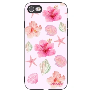 Picasee silikonowe czarne etui na Apple iPhone 8 - Blush Lagoon