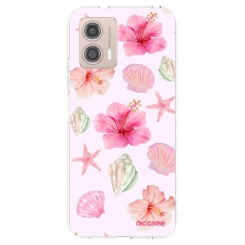Picasee silikonowe przeźroczyste etui na Motorola Moto G53 5G - Blush Lagoon