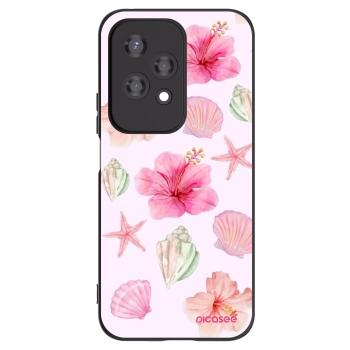 Picasee silikonowe czarne etui na Honor 200 Lite - Blush Lagoon