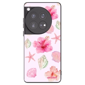 Picasee silikonowe czarne etui na OnePlus 12 5G - Blush Lagoon
