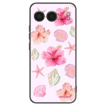 Picasee silikonowe czarne etui na OnePlus Nord 4 - Blush Lagoon