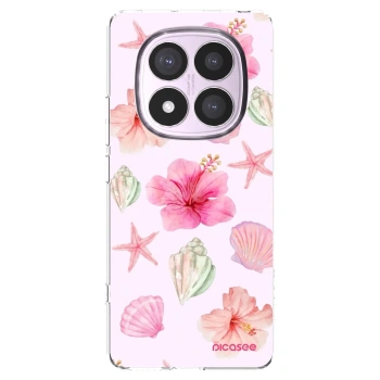Picasee silikonowe przeźroczyste etui na Xiaomi Redmi Note 14 Pro 5G - Blush Lagoon