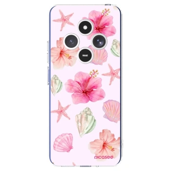 Picasee silikonowe przeźroczyste etui na Xiaomi Redmi 14C - Blush Lagoon