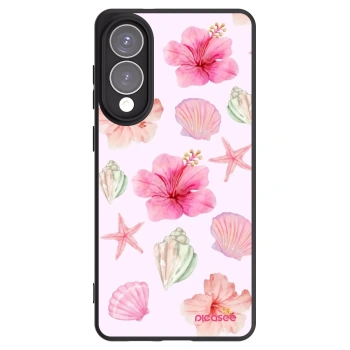 Picasee silikonowe czarne etui na Samsung Galaxy S25 Edge 5G - Blush Lagoon
