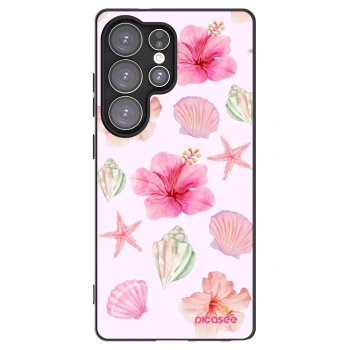 Picasee silikonowe czarne etui na Samsung Galaxy S25 Ultra 5G - Blush Lagoon
