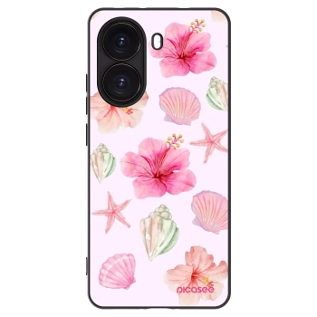 Picasee silikonowe czarne etui na Xiaomi Poco X7 Pro 5G - Blush Lagoon
