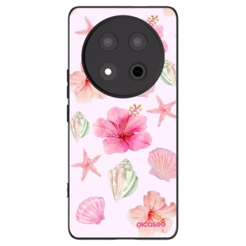 Picasee silikonowe czarne etui na Honor Magic7 Lite 5G - Blush Lagoon