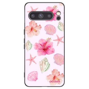 Picasee silikonowe czarne etui na Google Pixel 8 Pro - Blush Lagoon