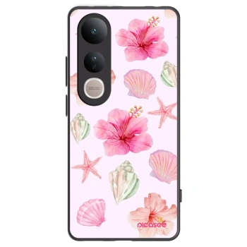 Picasee silikonowe czarne etui na Vivo V50 Lite 5G - Blush Lagoon