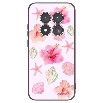 Picasee silikonowe czarne etui na Xiaomi Redmi Note 15 Pro 4G - Blush Lagoon
