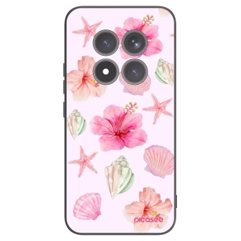 Picasee silikonowe czarne etui na Xiaomi Redmi Note 15 Pro+ - Blush Lagoon