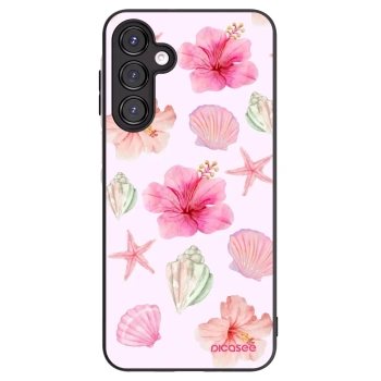 Picasee silikonowe czarne etui na Samsung Galaxy A16 4G - Blush Lagoon