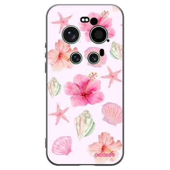 Picasee silikonowe czarne etui na Xiaomi 17 Ultra - Blush Lagoon