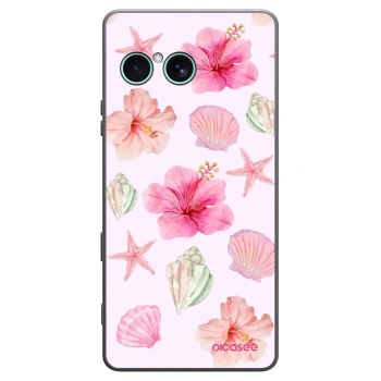Picasee silikonowe czarne etui na Sony Xperia 10 VII - Blush Lagoon
