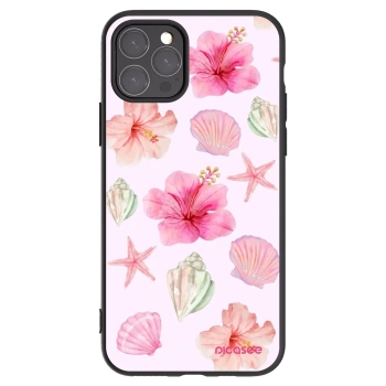 Picasee silikonowe czarne etui na Apple iPhone 11 Pro - Blush Lagoon