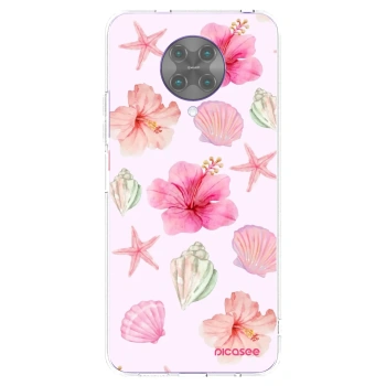 Picasee silikonowe przeźroczyste etui na Xiaomi Poco F2 Pro - Blush Lagoon