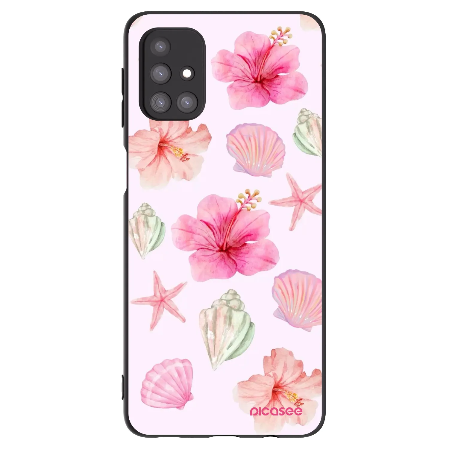 Picasee silikonowe czarne etui na Samsung Galaxy M31s - Blush Lagoon