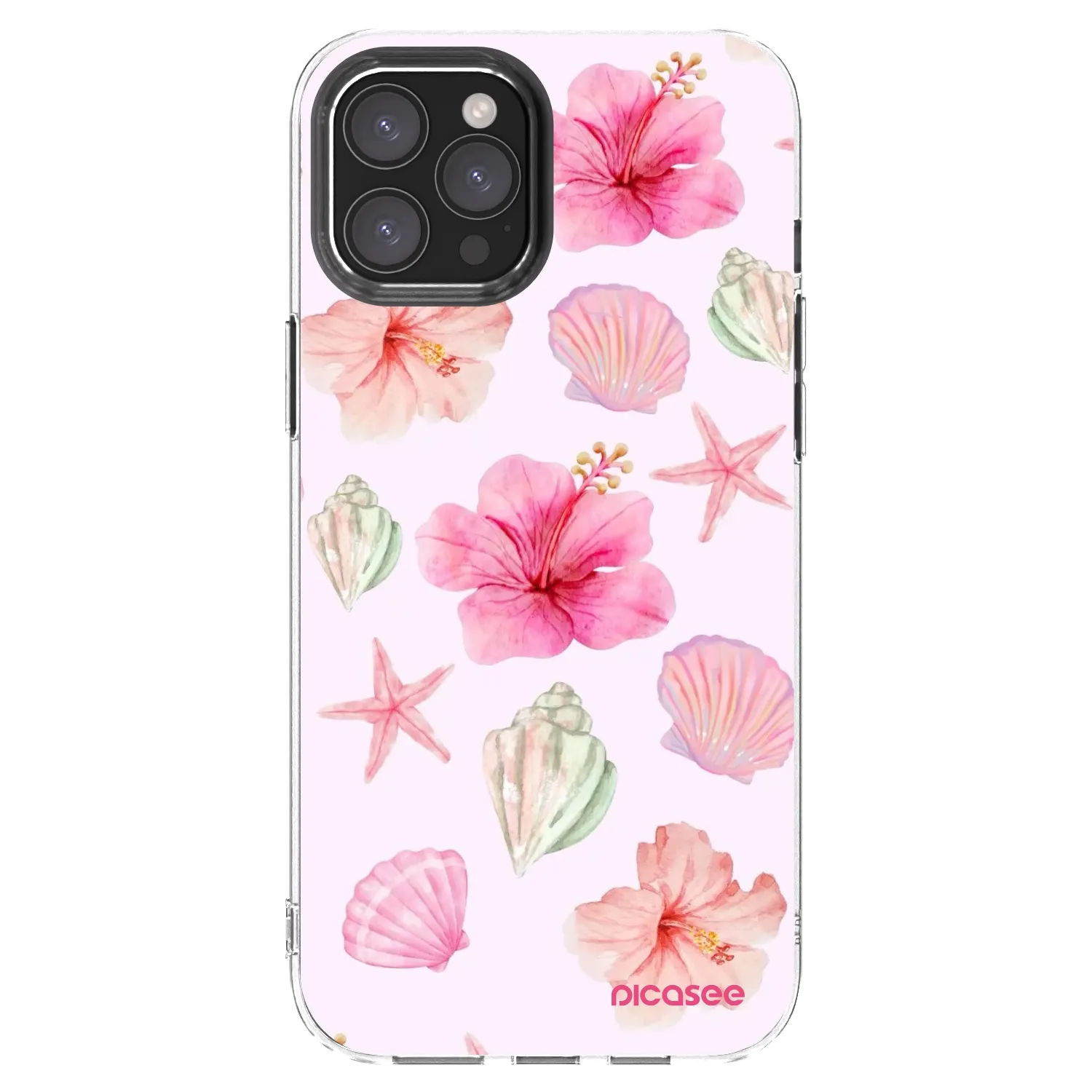 Picasee silikonowe przeźroczyste etui na Apple iPhone 12 Pro Max - Blush Lagoon