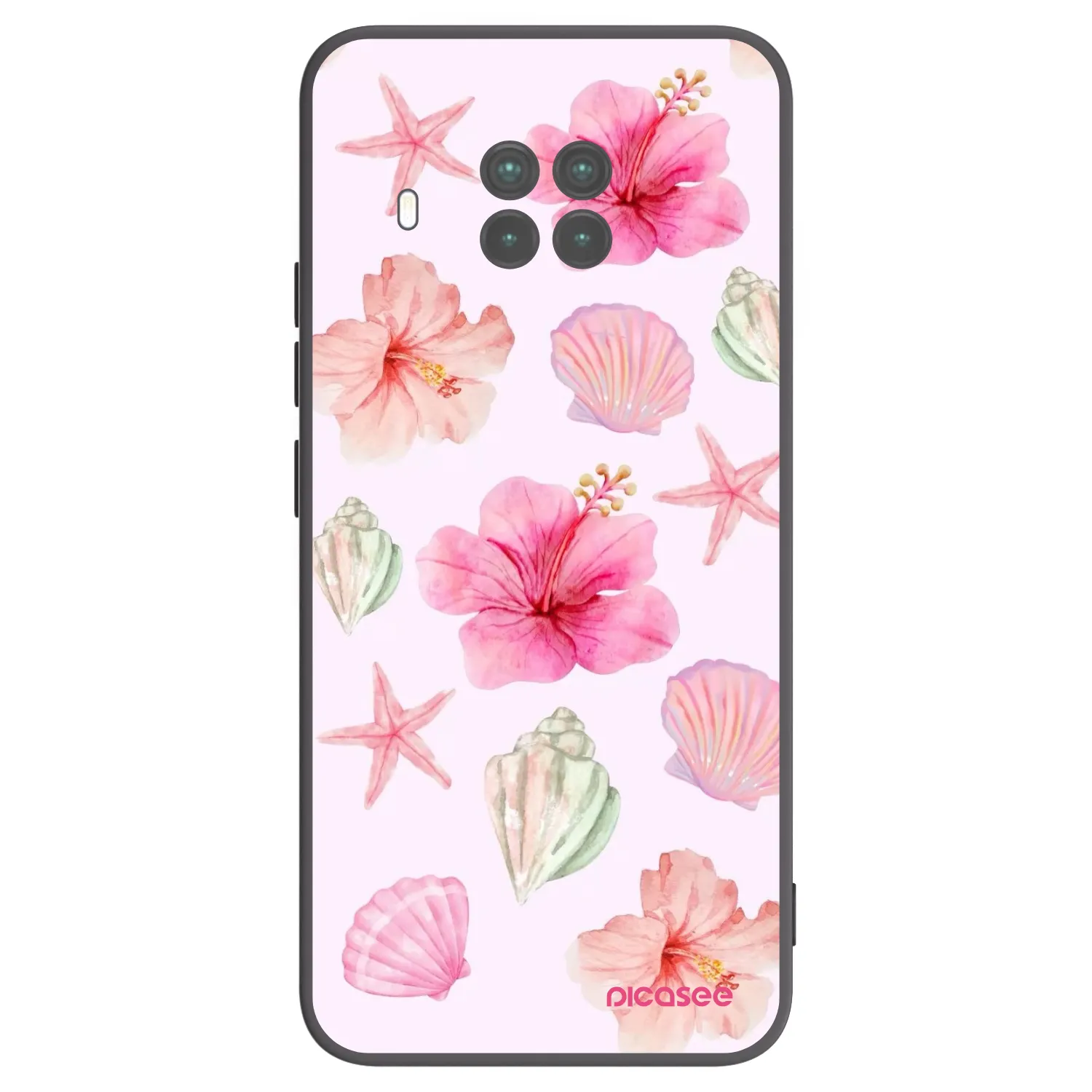 Picasee silikonowe czarne etui na Xiaomi Mi 10T Lite - Blush Lagoon
