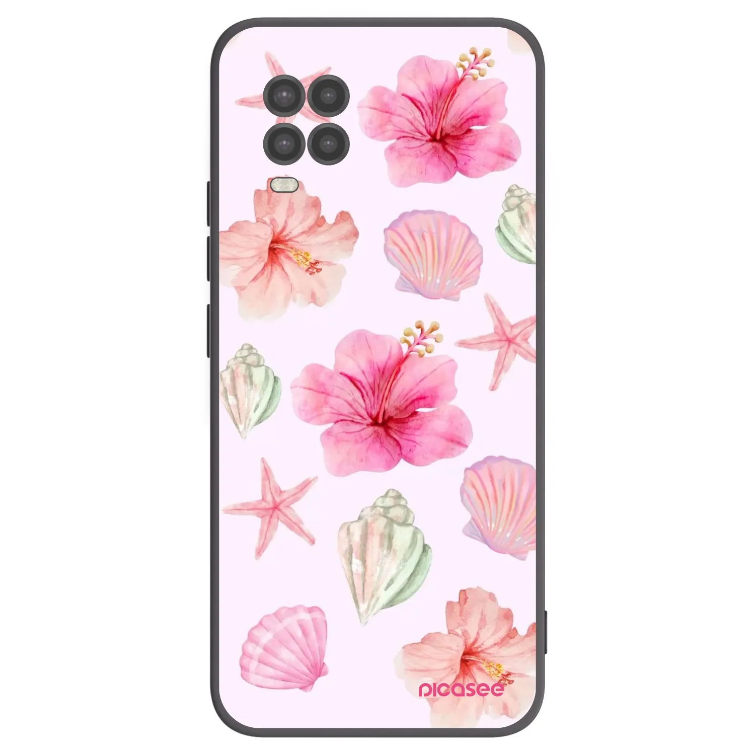 Picasee silikonowe czarne etui na Xiaomi Mi 10 Lite - Blush Lagoon