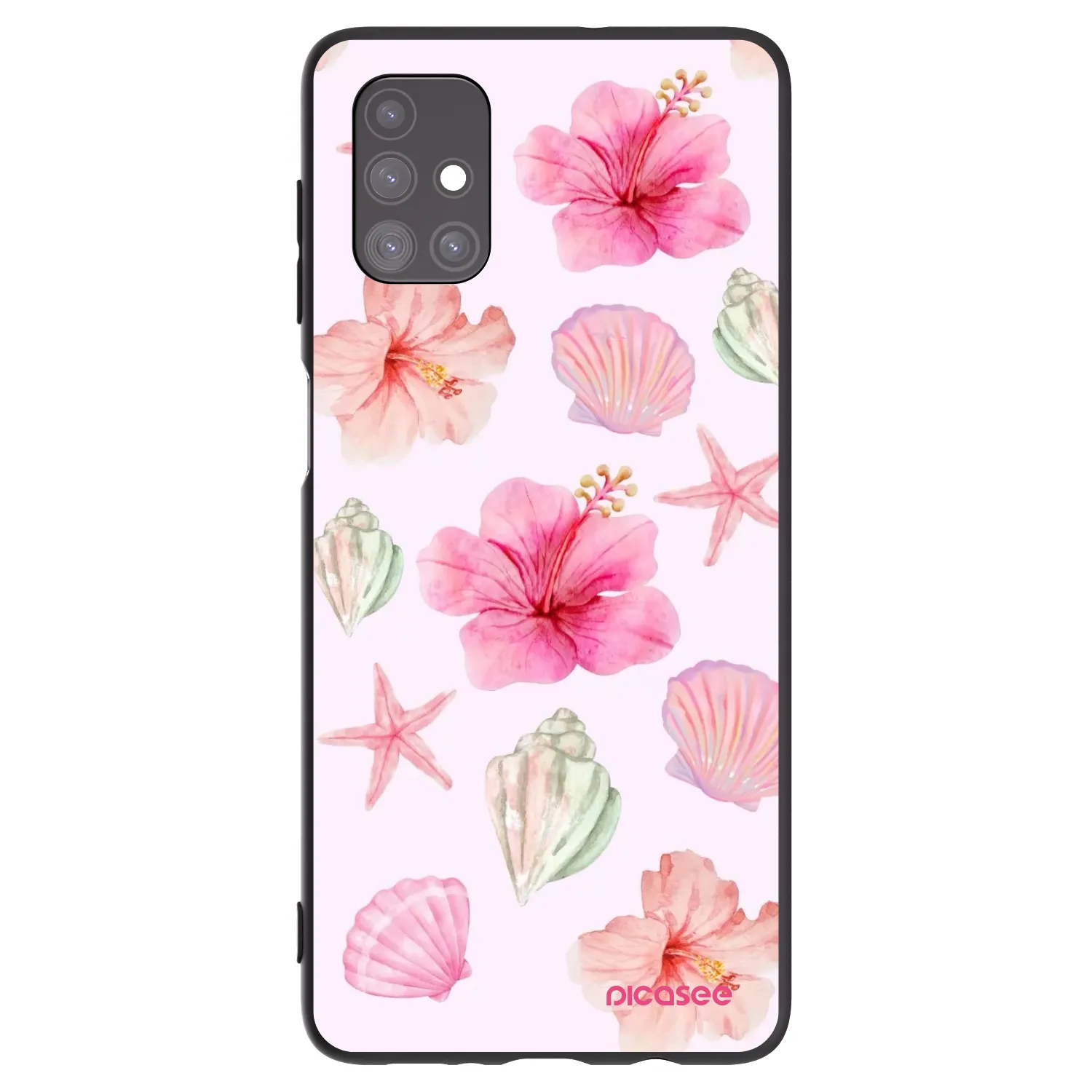 Picasee silikonowe czarne etui na Samsung Galaxy M51 M515F - Blush Lagoon