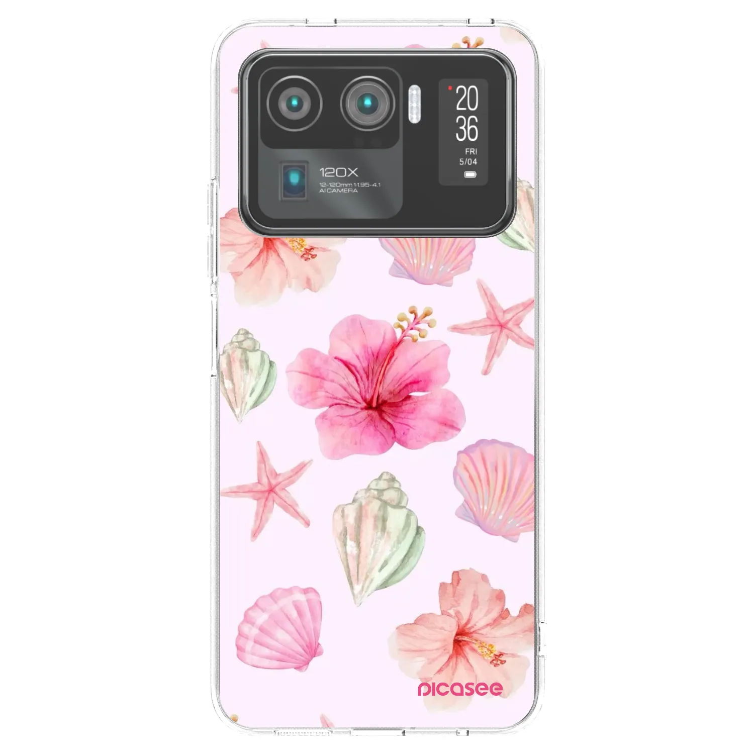 Picasee silikonowe przeźroczyste etui na Xiaomi Mi 11 Ultra - Blush Lagoon