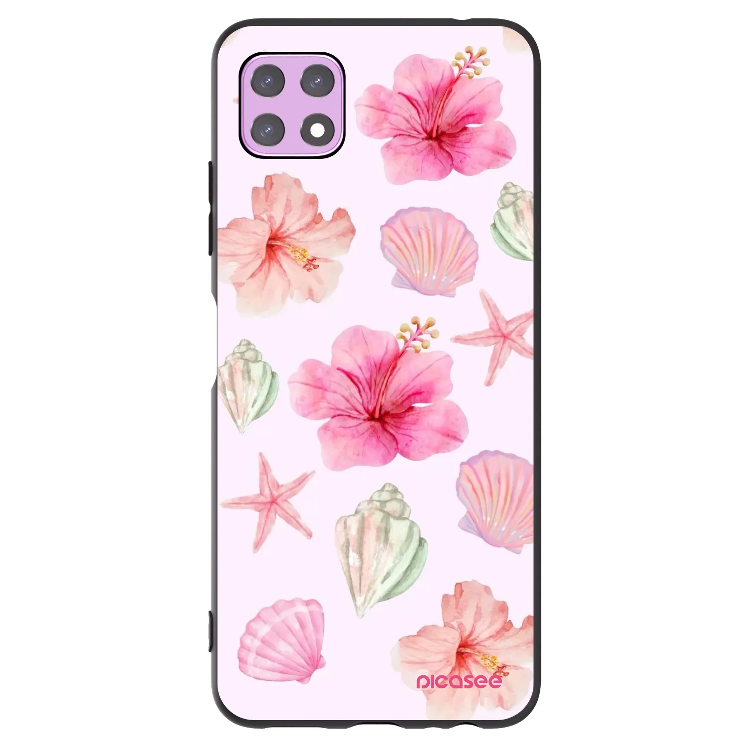 Picasee silikonowe czarne etui na Samsung Galaxy A22 A226B 5G - Blush Lagoon