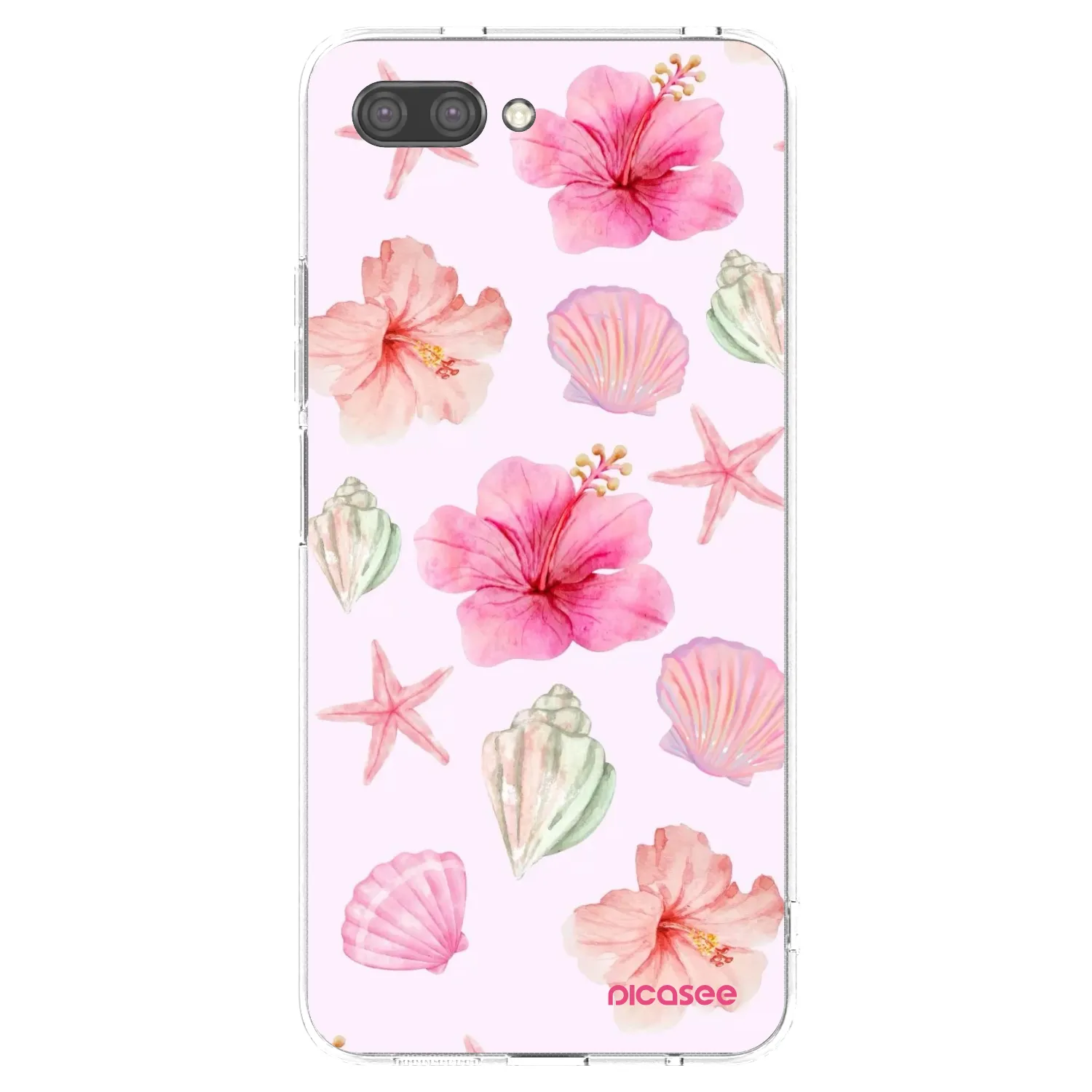 Picasee silikonowe przeźroczyste etui na Honor 10 - Blush Lagoon