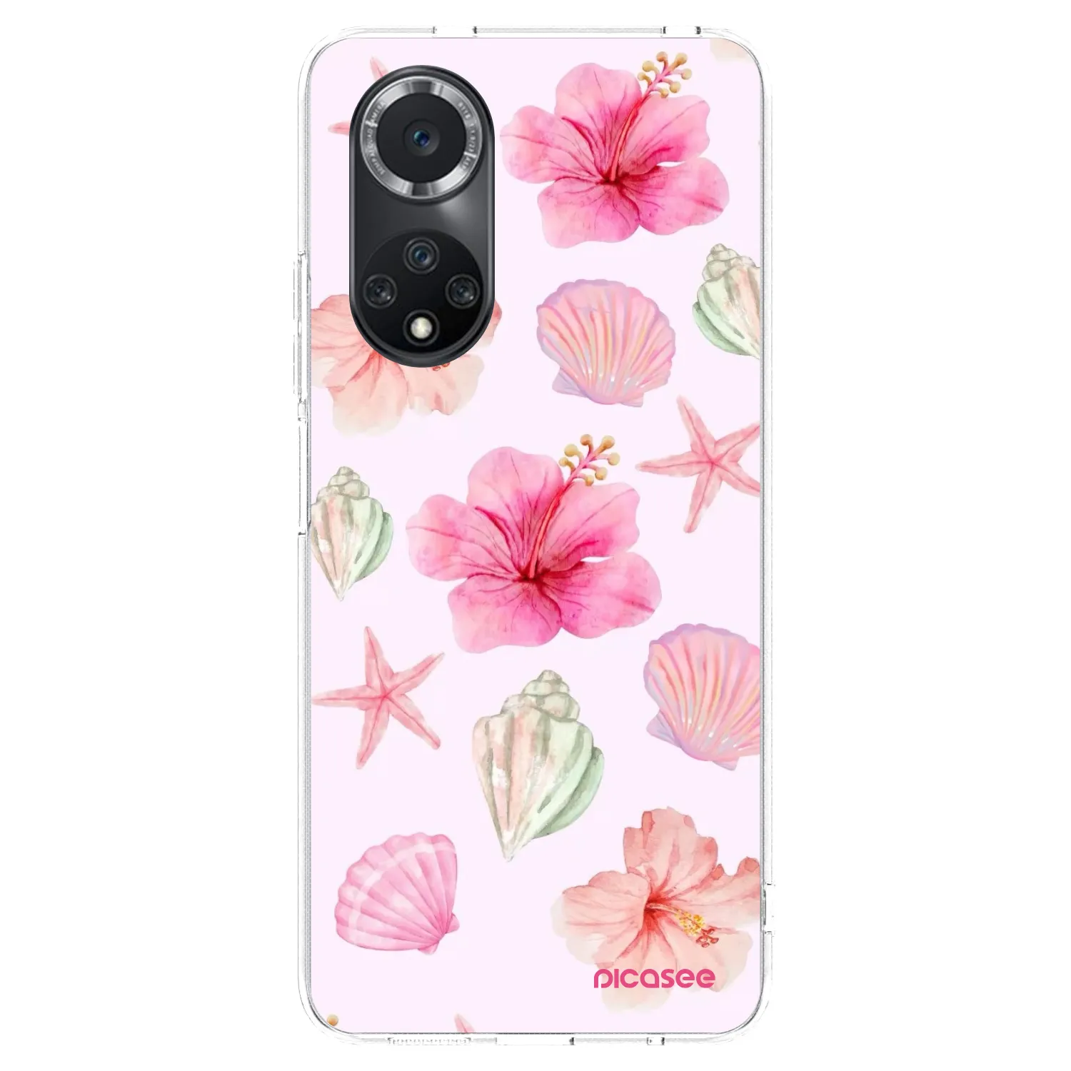 Picasee silikonowe przeźroczyste etui na Huawei Nova 9 SE - Blush Lagoon