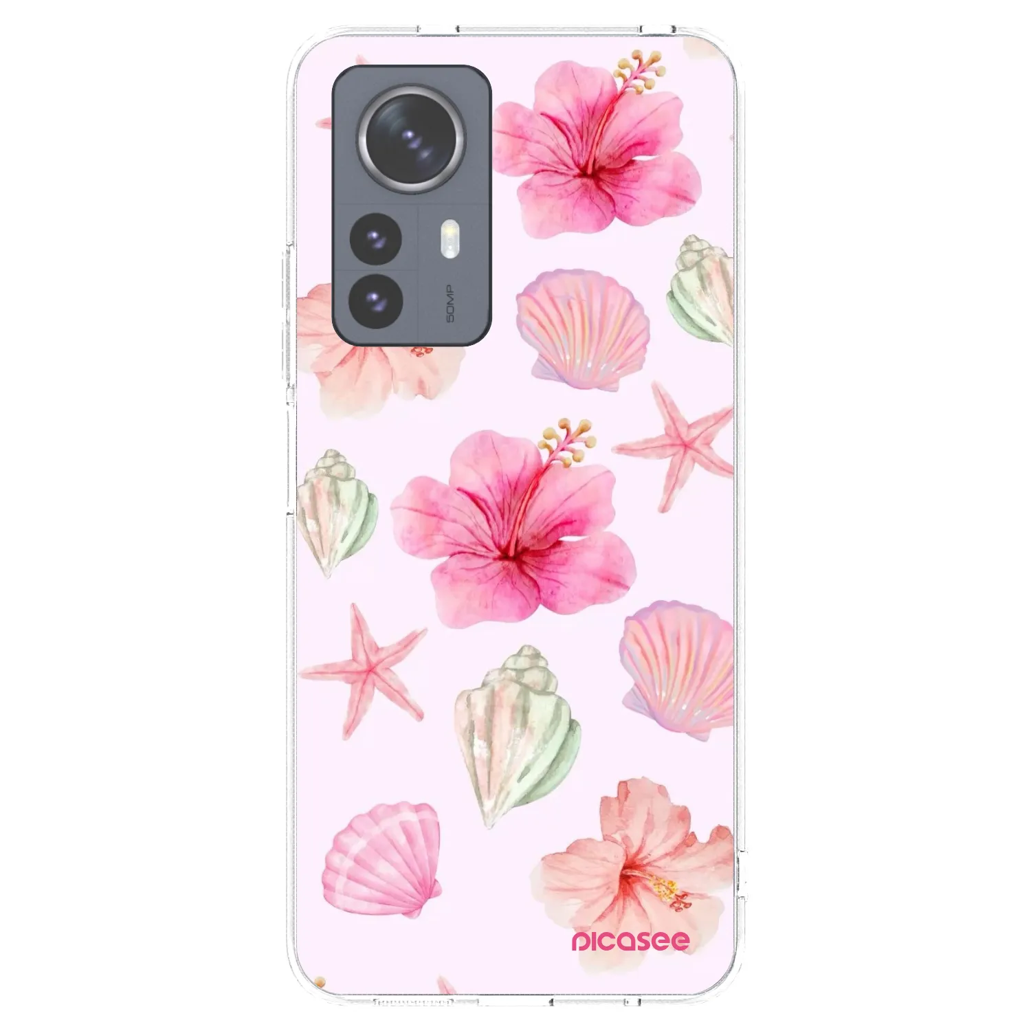 Picasee silikonowe przeźroczyste etui na Xiaomi 12 Pro - Blush Lagoon