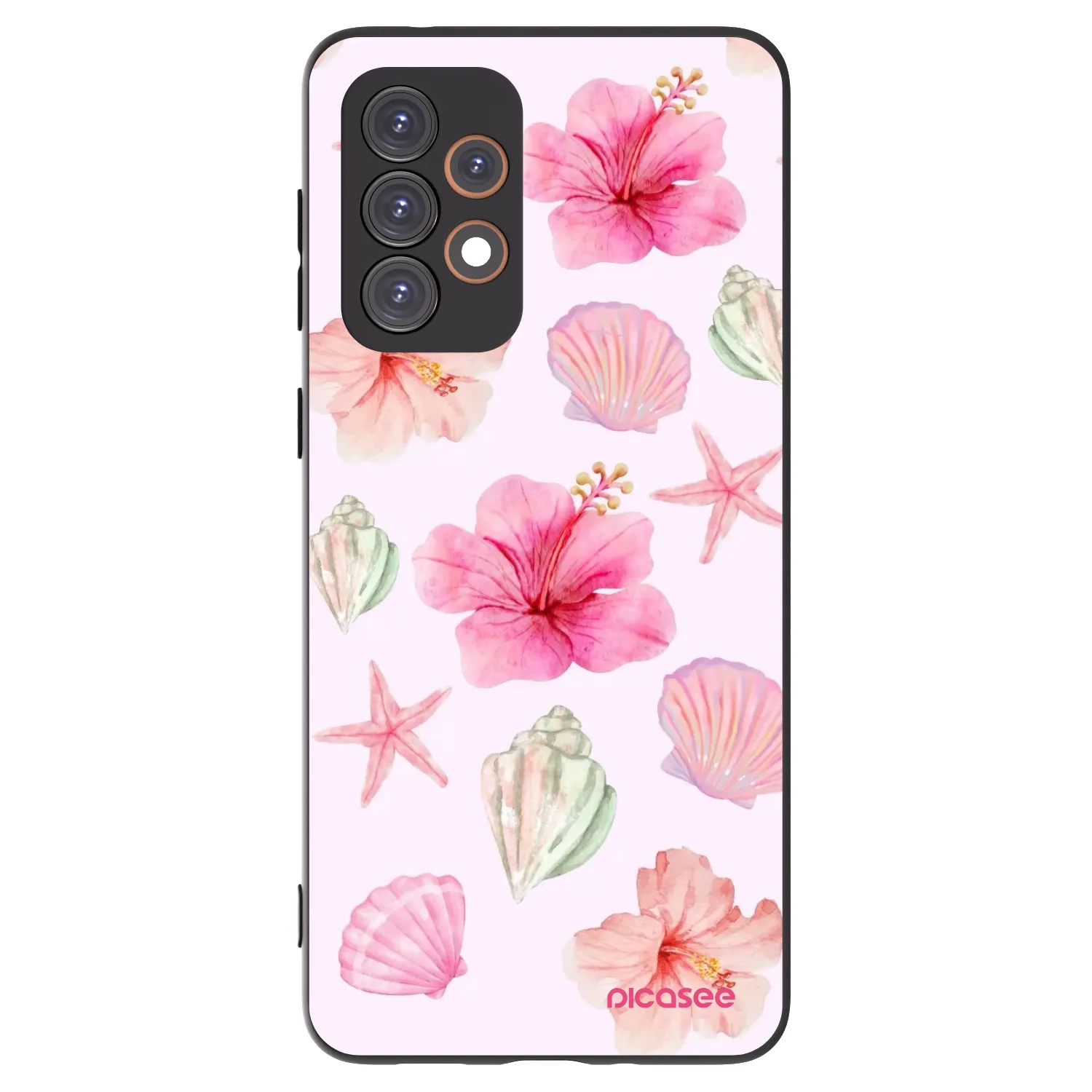 Picasee silikonowe czarne etui na Samsung Galaxy A33 5G A336 - Blush Lagoon