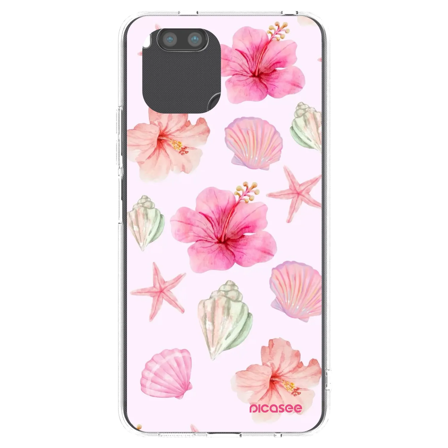 Picasee silikonowe przeźroczyste etui na Xiaomi Redmi A1 - Blush Lagoon