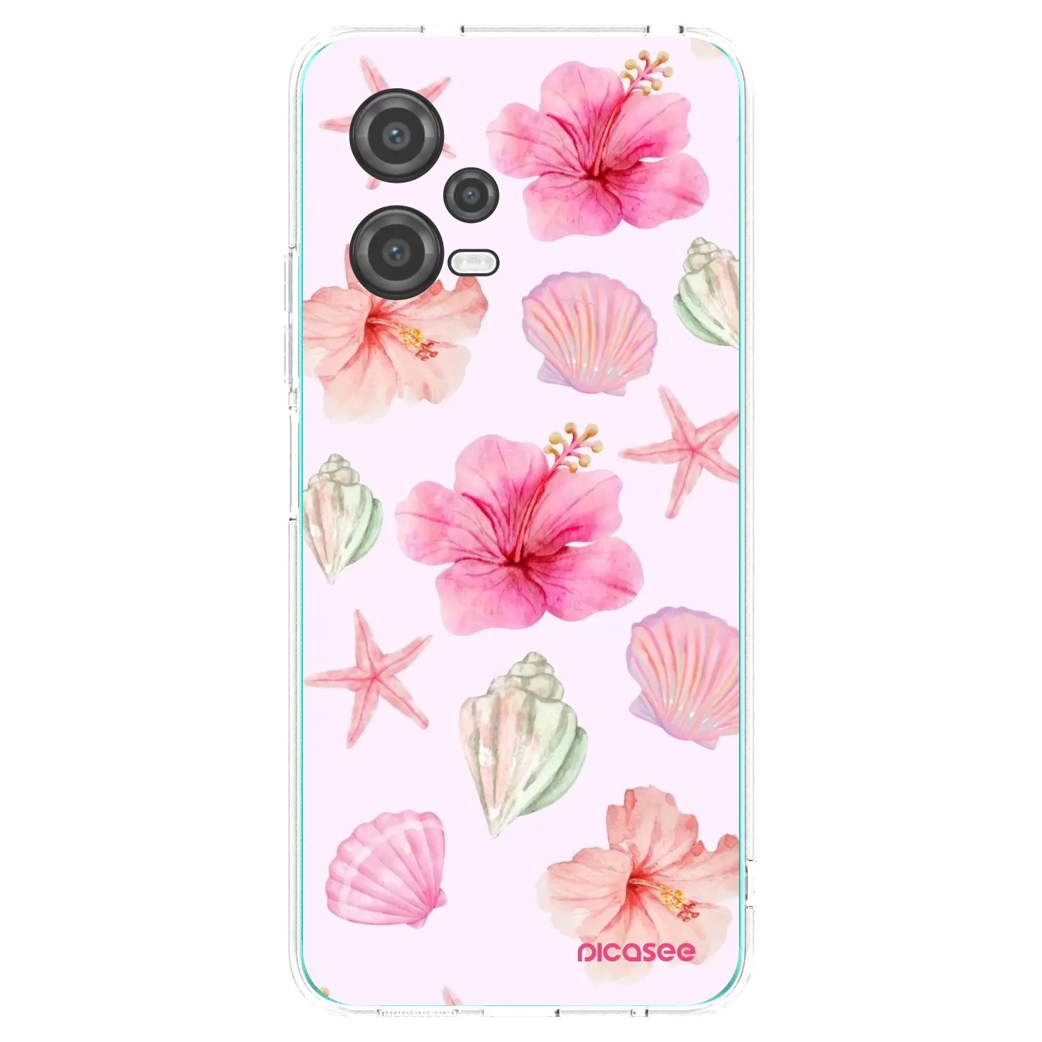 Picasee silikonowe przeźroczyste etui na Xiaomi Poco X5 - Blush Lagoon