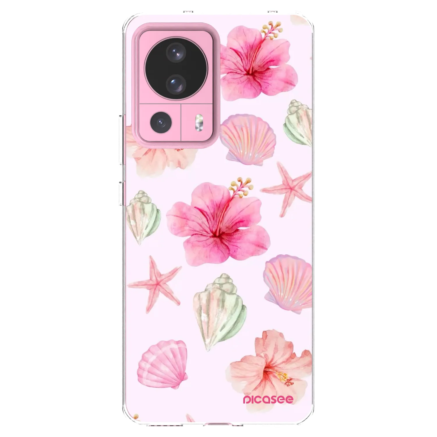 Picasee silikonowe przeźroczyste etui na Xiaomi 13 Lite - Blush Lagoon